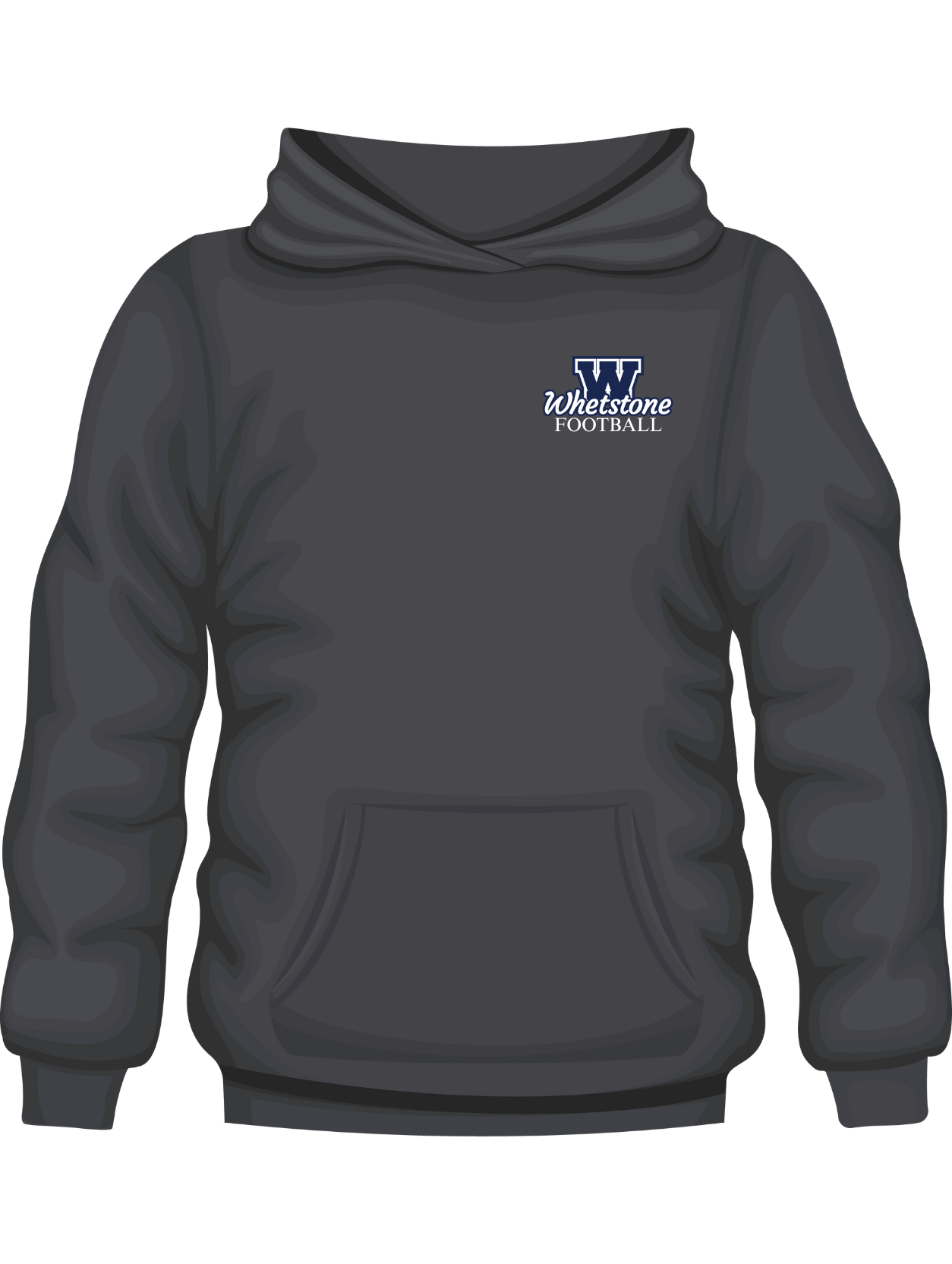 Whetstone Football Hoodie - Grey Edition