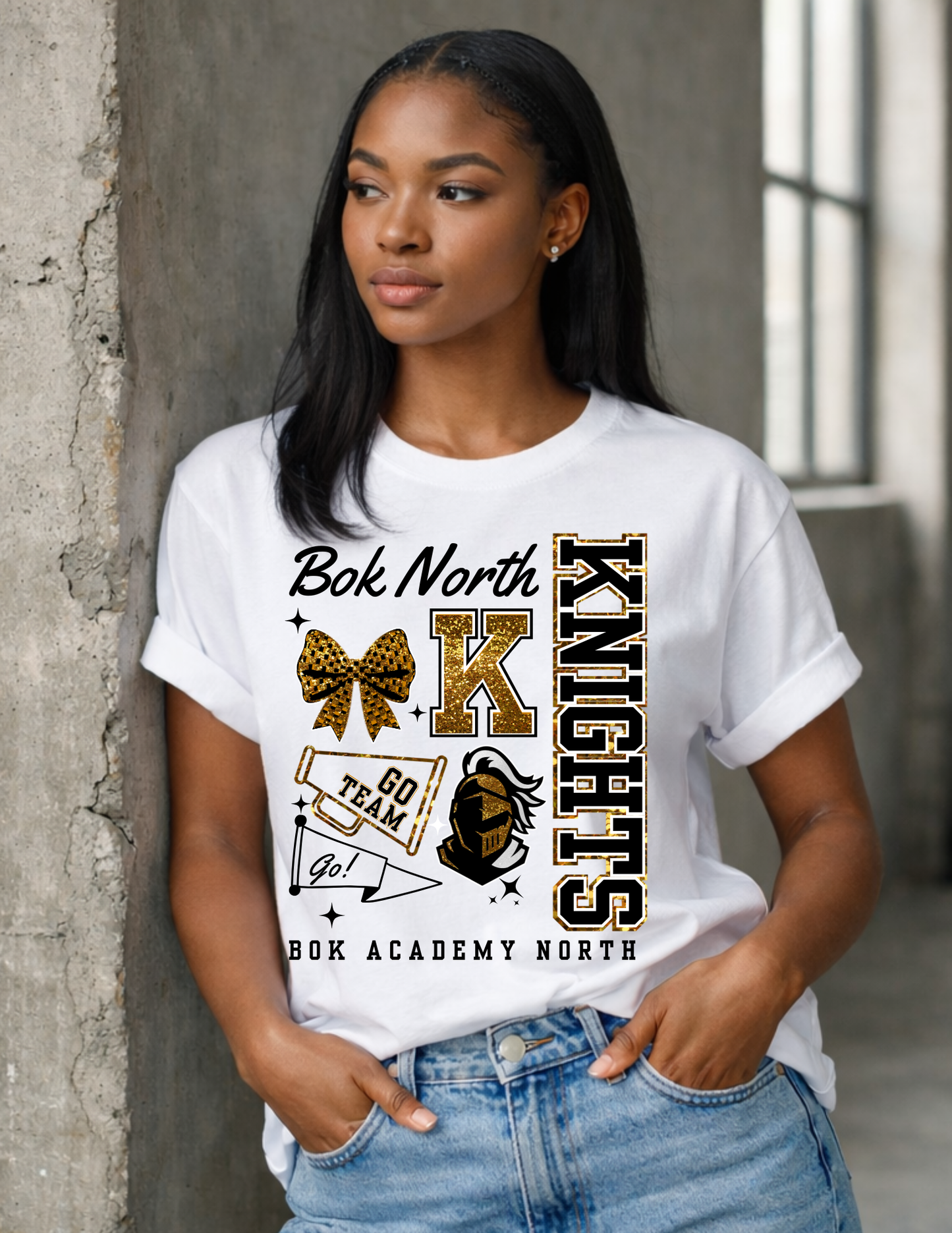 BOK Academy North – Spirit Collage Tee