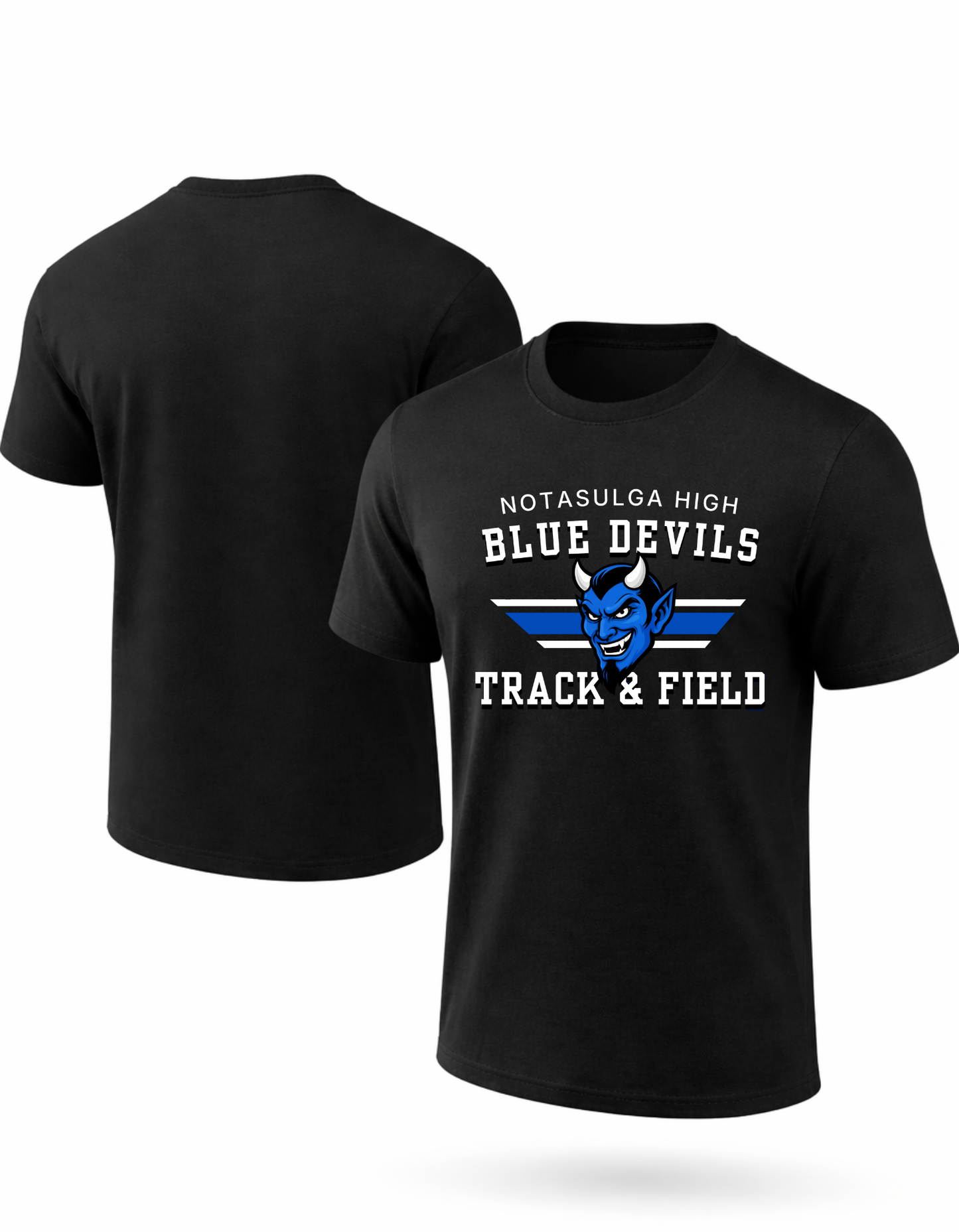 NH Blue Devils Stripe Tee