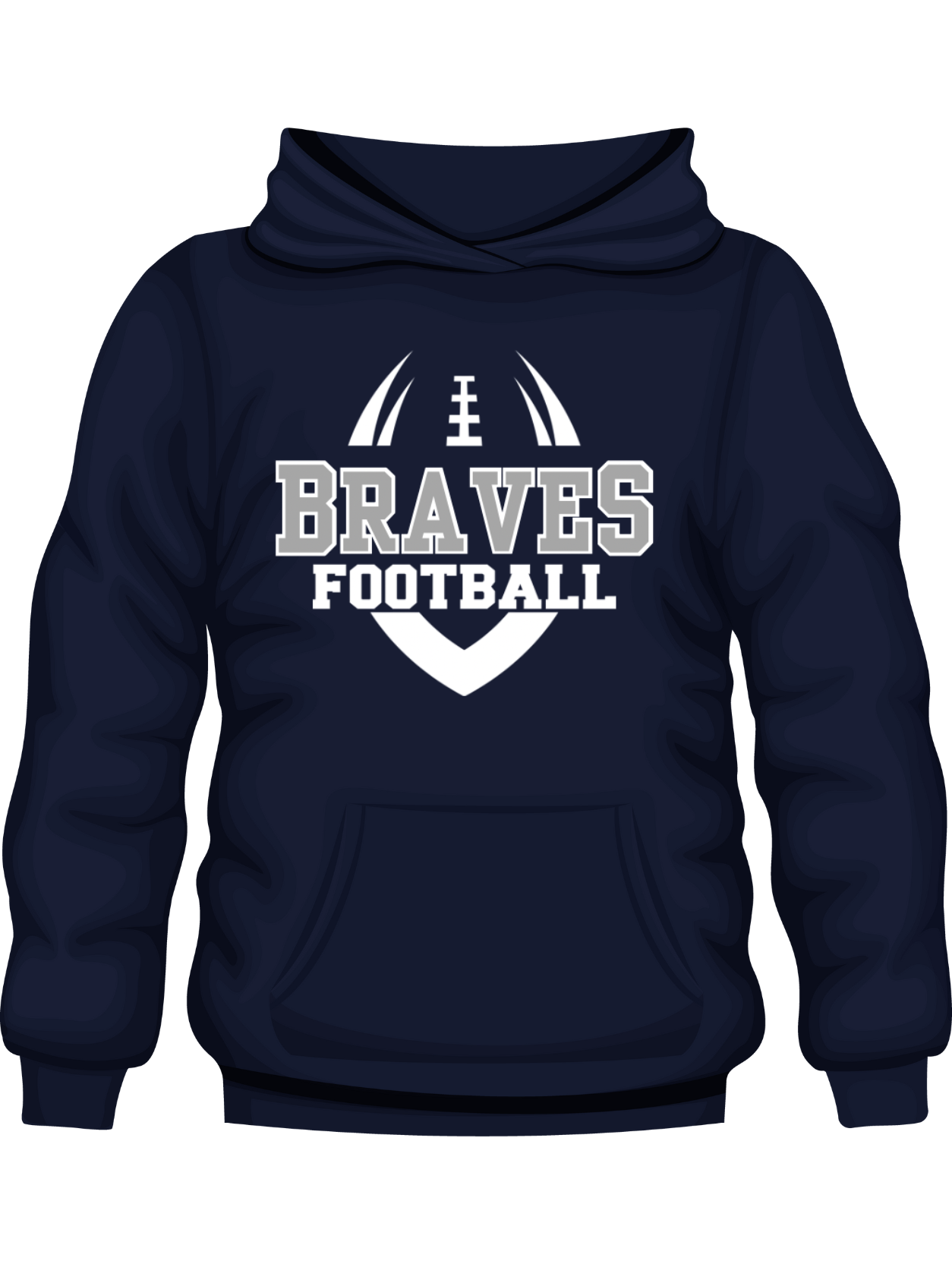 Braves Game Day Hoodie - Navy Edition