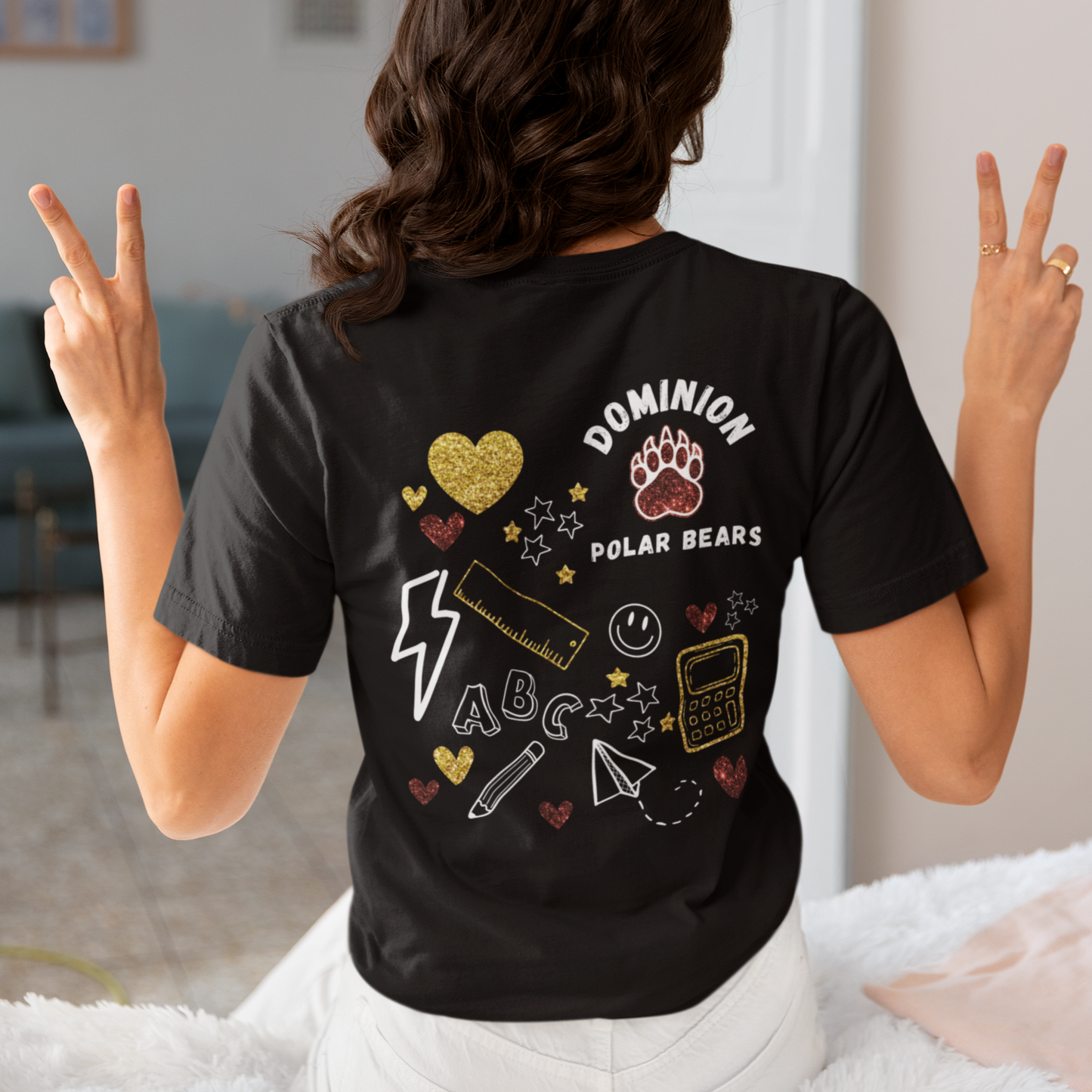 Dominion Middle School Doodle Tee