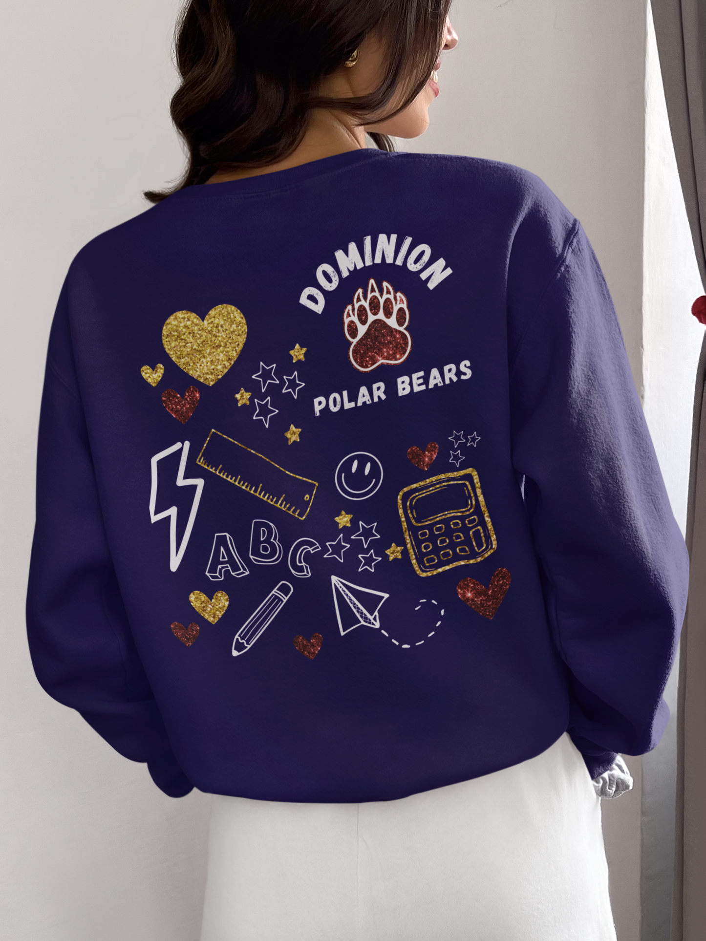 Custom School Doodle Sweatshirt
