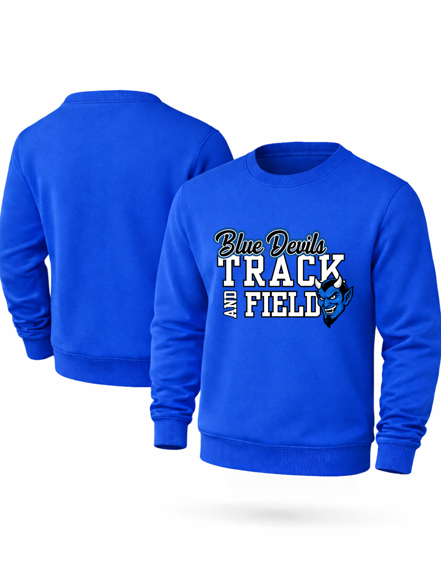NH Blue Devils Block Sweatshirt