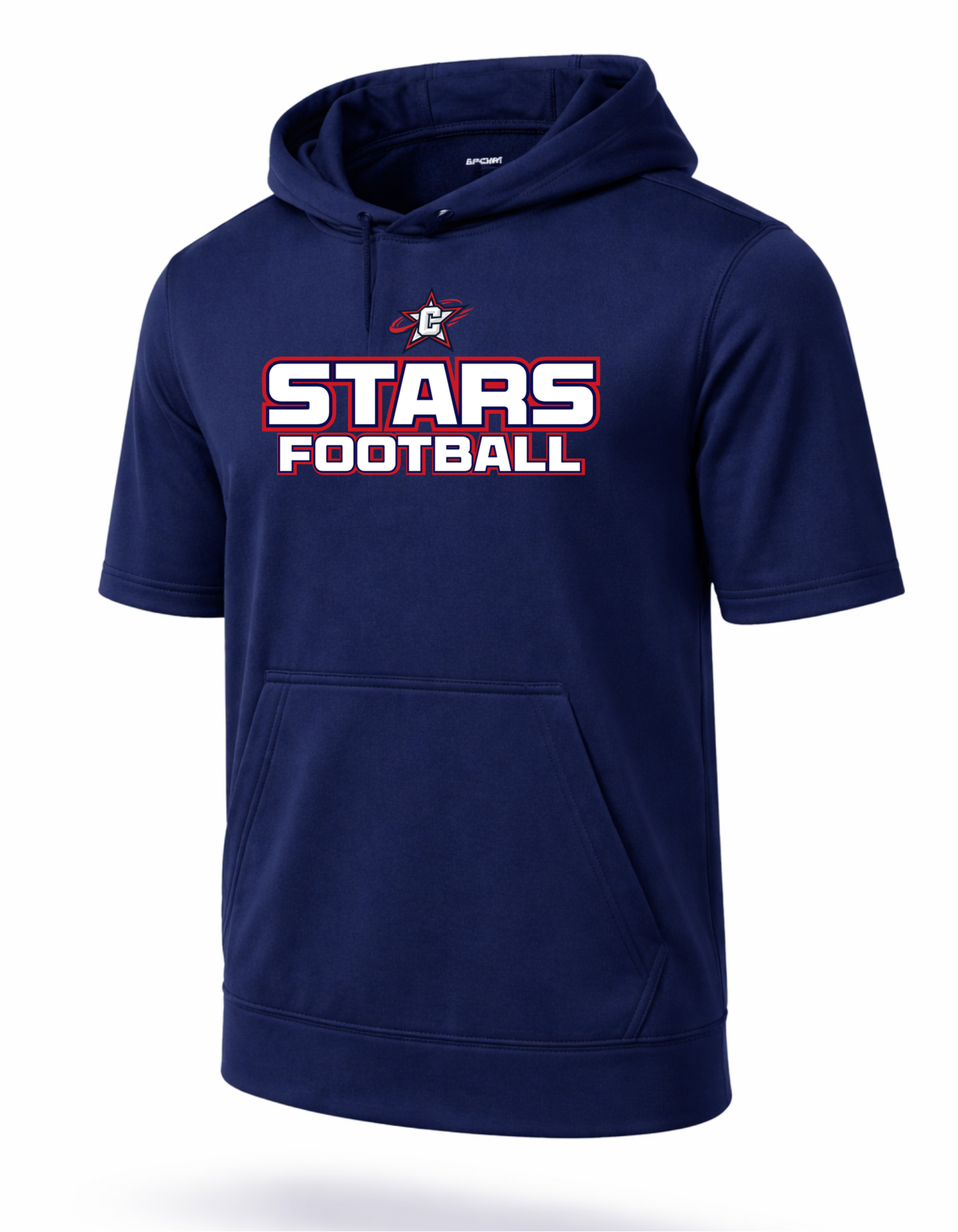 Stars Football Sport-Tek Sport-Wick Fleece Short Sleeve T-Shirt Hoodie