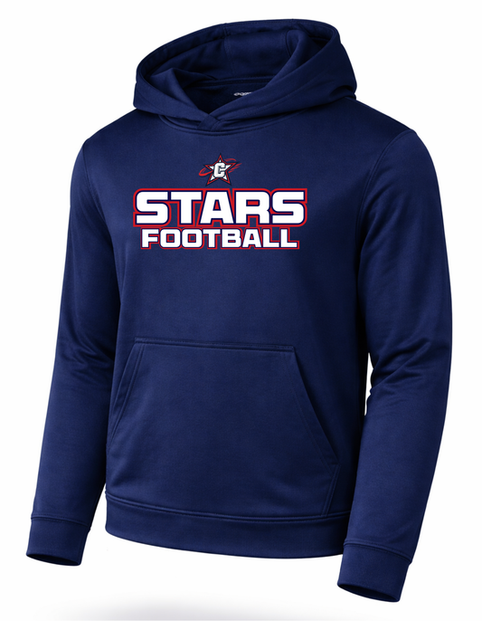 Stars Football Sport-Tek Sport-Wick Fleece Hoodie