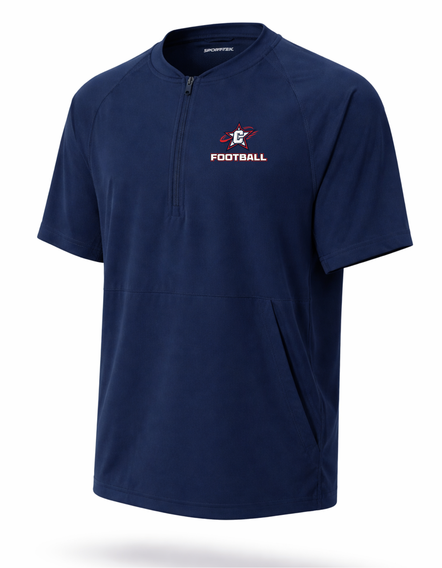 Stars Football Sport-Tek Repeat 1/2-Zip Short Sleeve Jacket