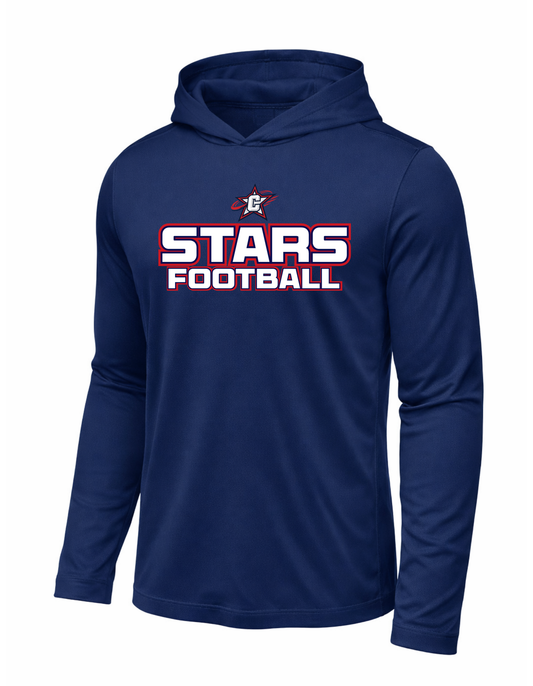 Stars Football Sport-Tek PosiCharge Competitor Long Sleeve Hoodie Tee