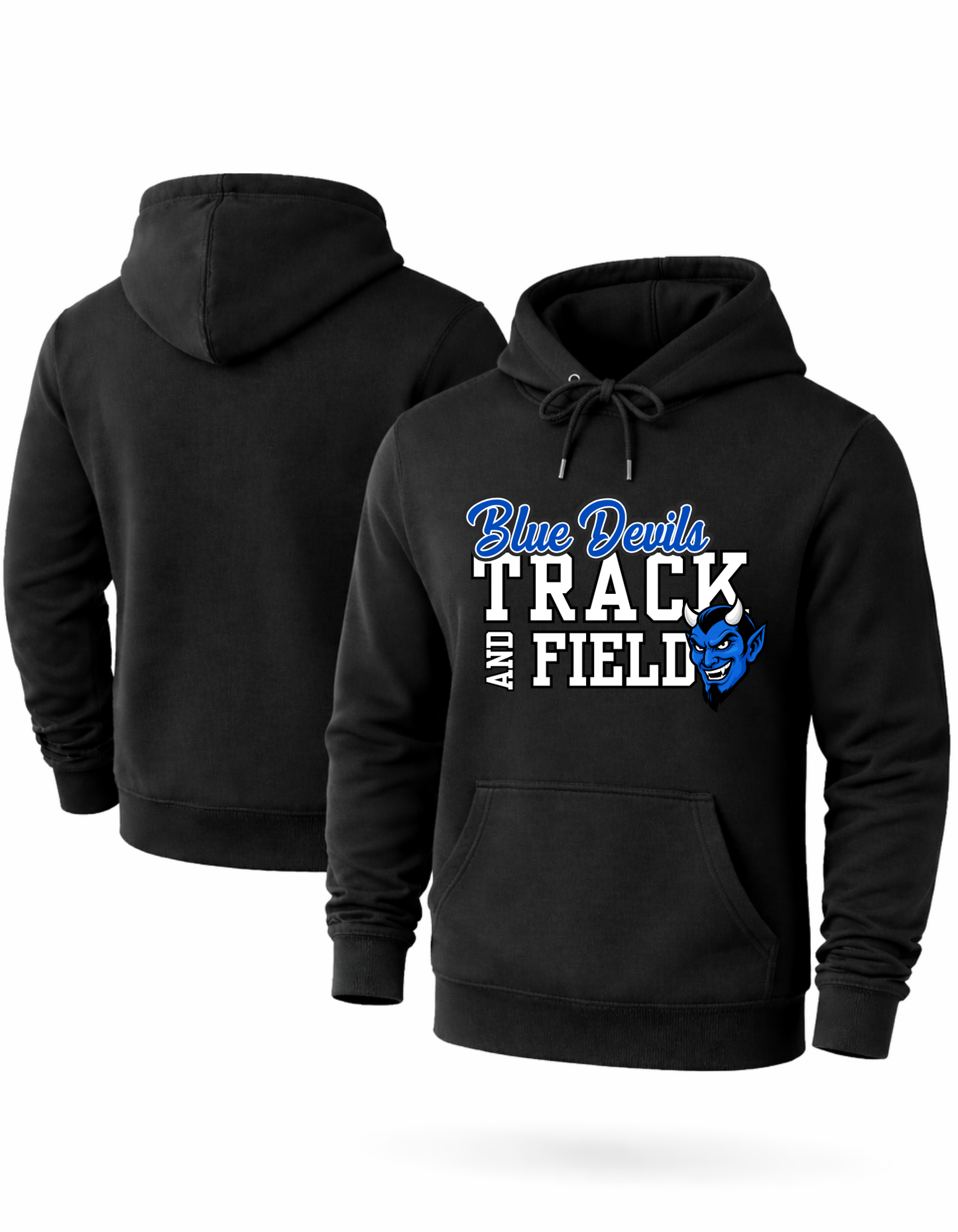 NH Blue Devils Block Hoodie