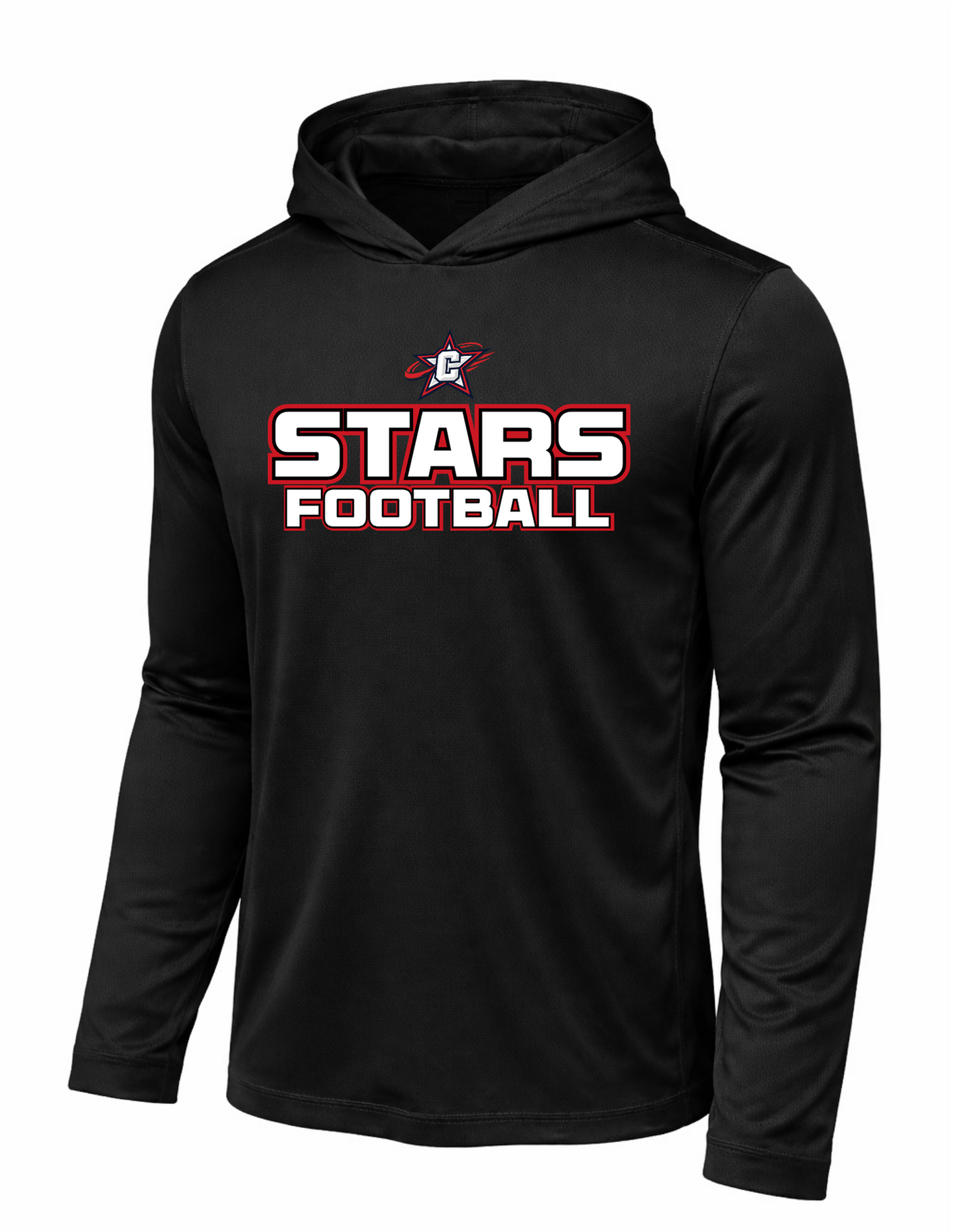 Stars Football Sport-Tek PosiCharge Competitor Long Sleeve Hoodie Tee