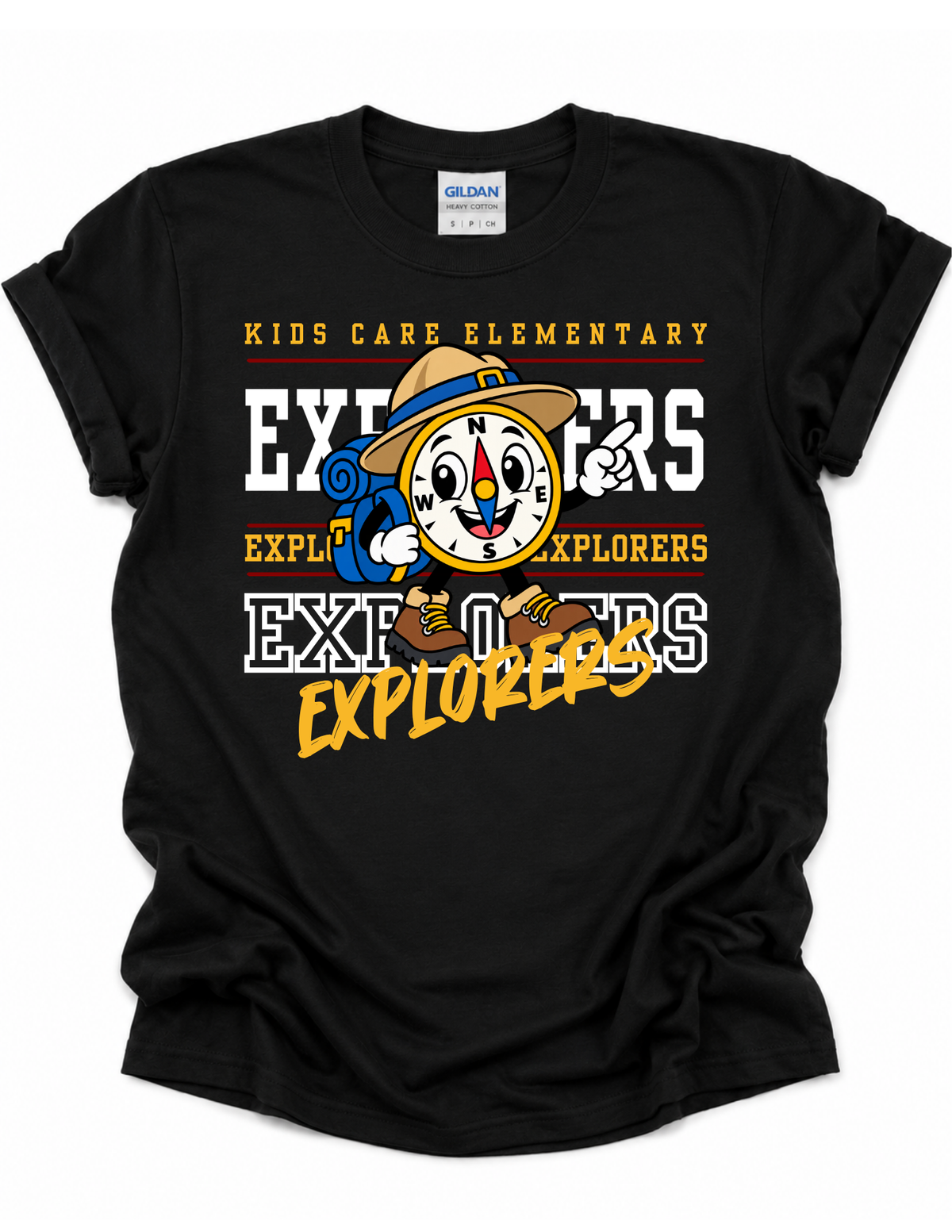 Kids Care Elementary Mascot Tee