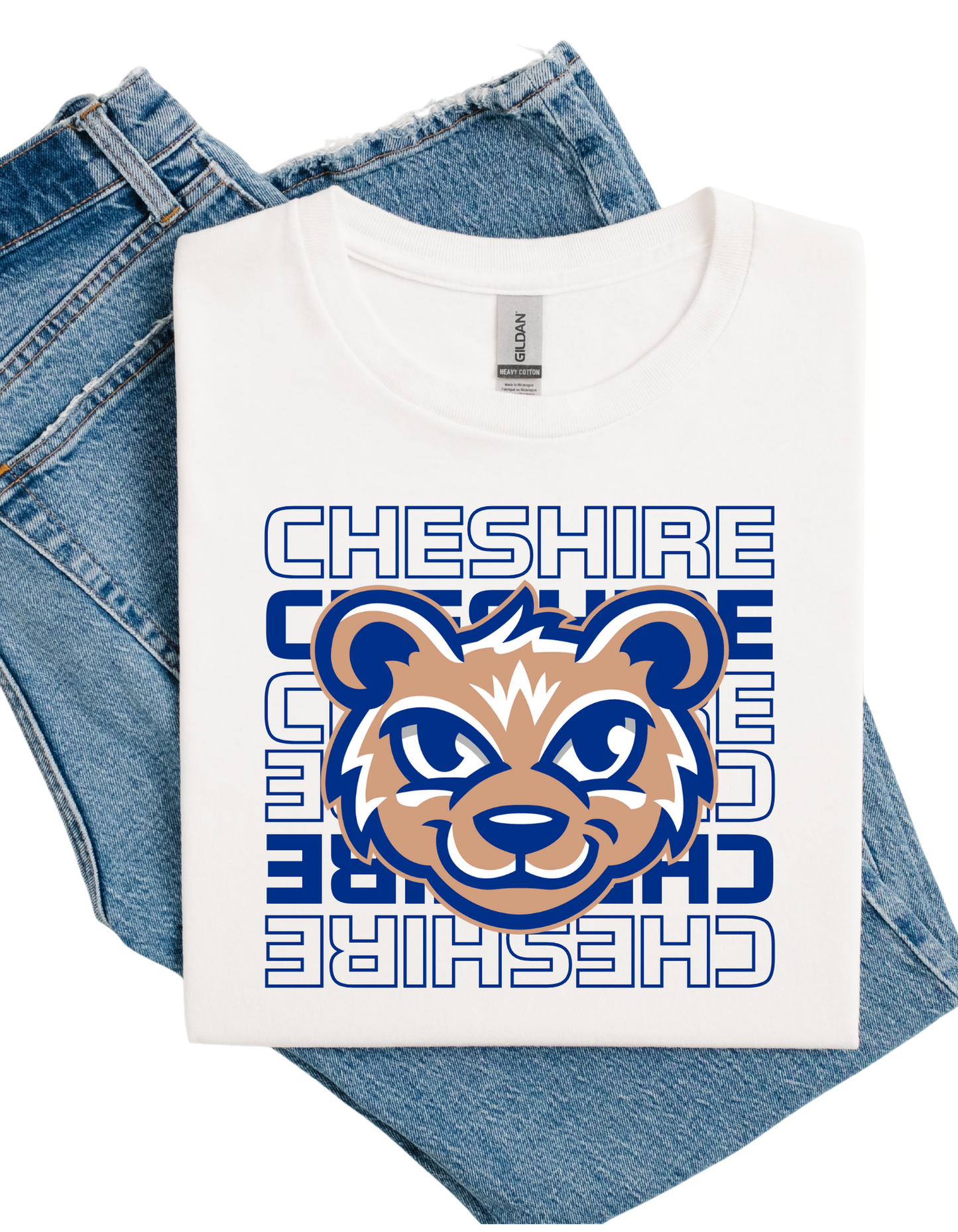 Cheshire Custom Mascot Long Sleeve Tee