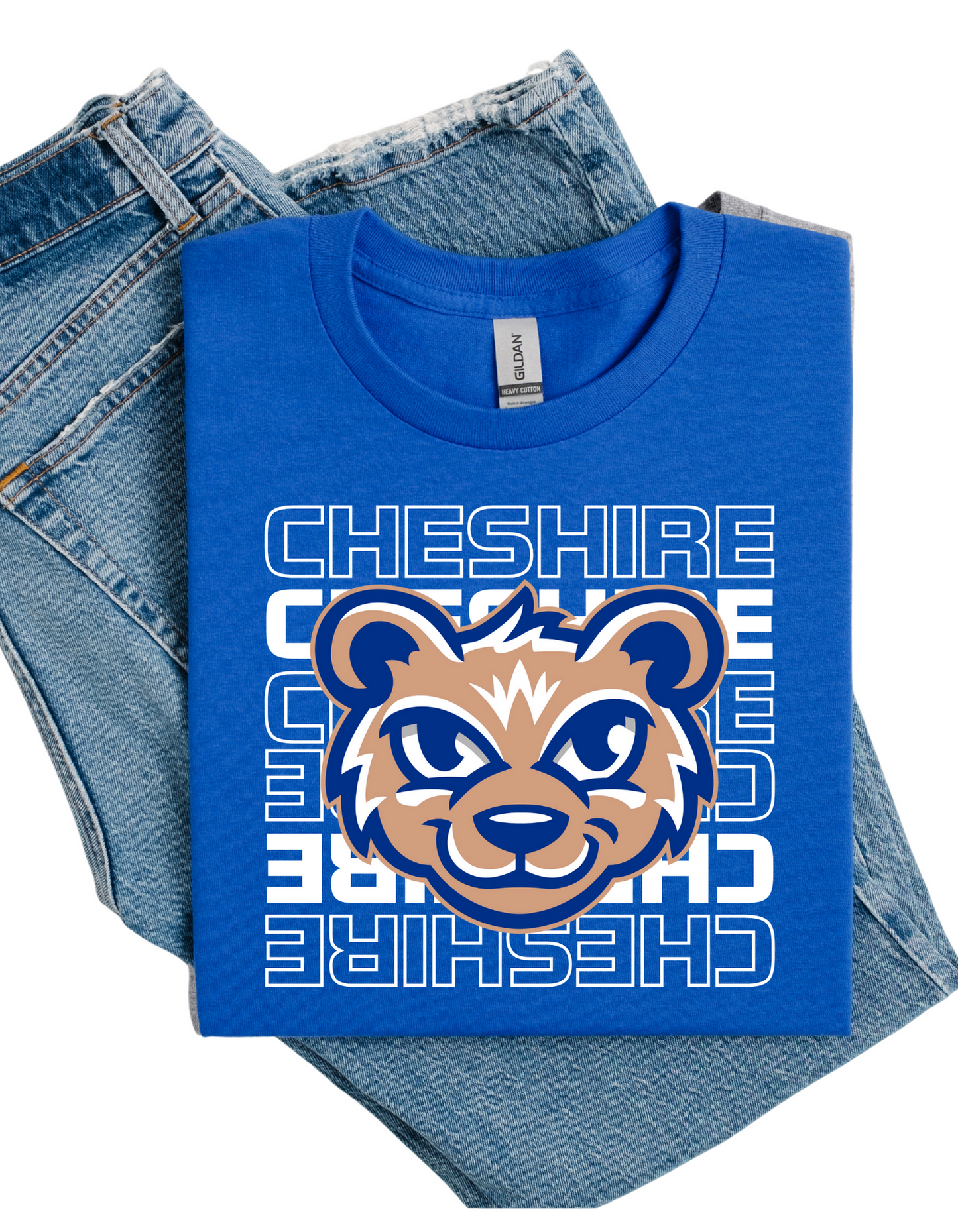 Cheshire Custom Mascot Long Sleeve Tee