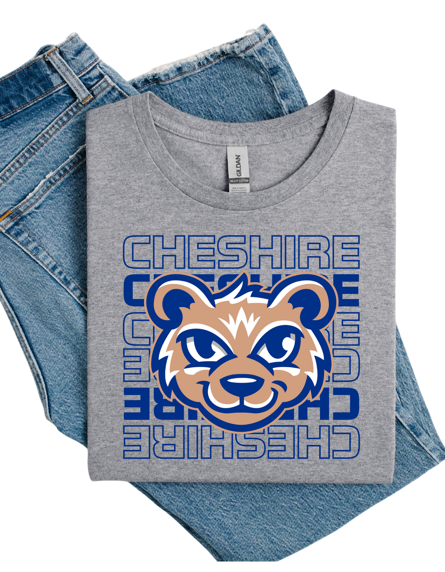 Cheshire Custom Mascot Long Sleeve Tee