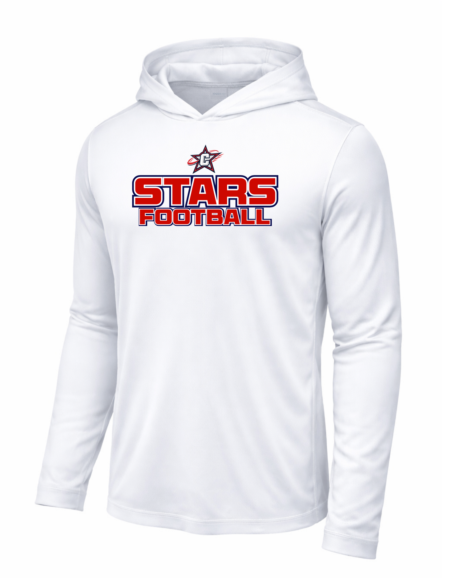 Stars Football Sport-Tek PosiCharge Competitor Long Sleeve Hoodie Tee