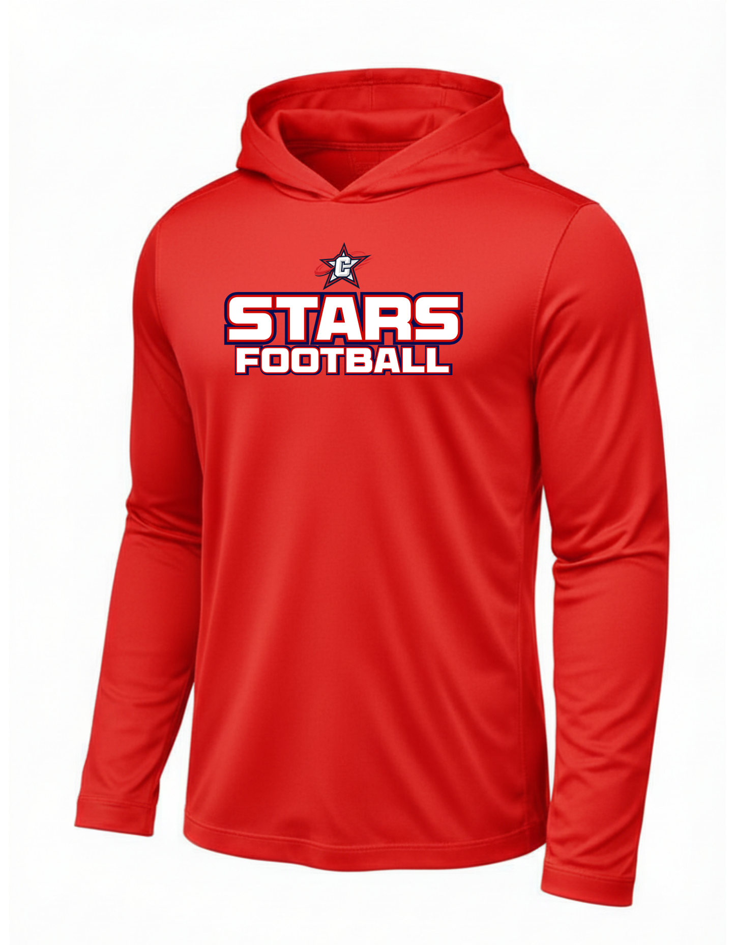 Stars Football Sport-Tek PosiCharge Competitor Long Sleeve Hoodie Tee