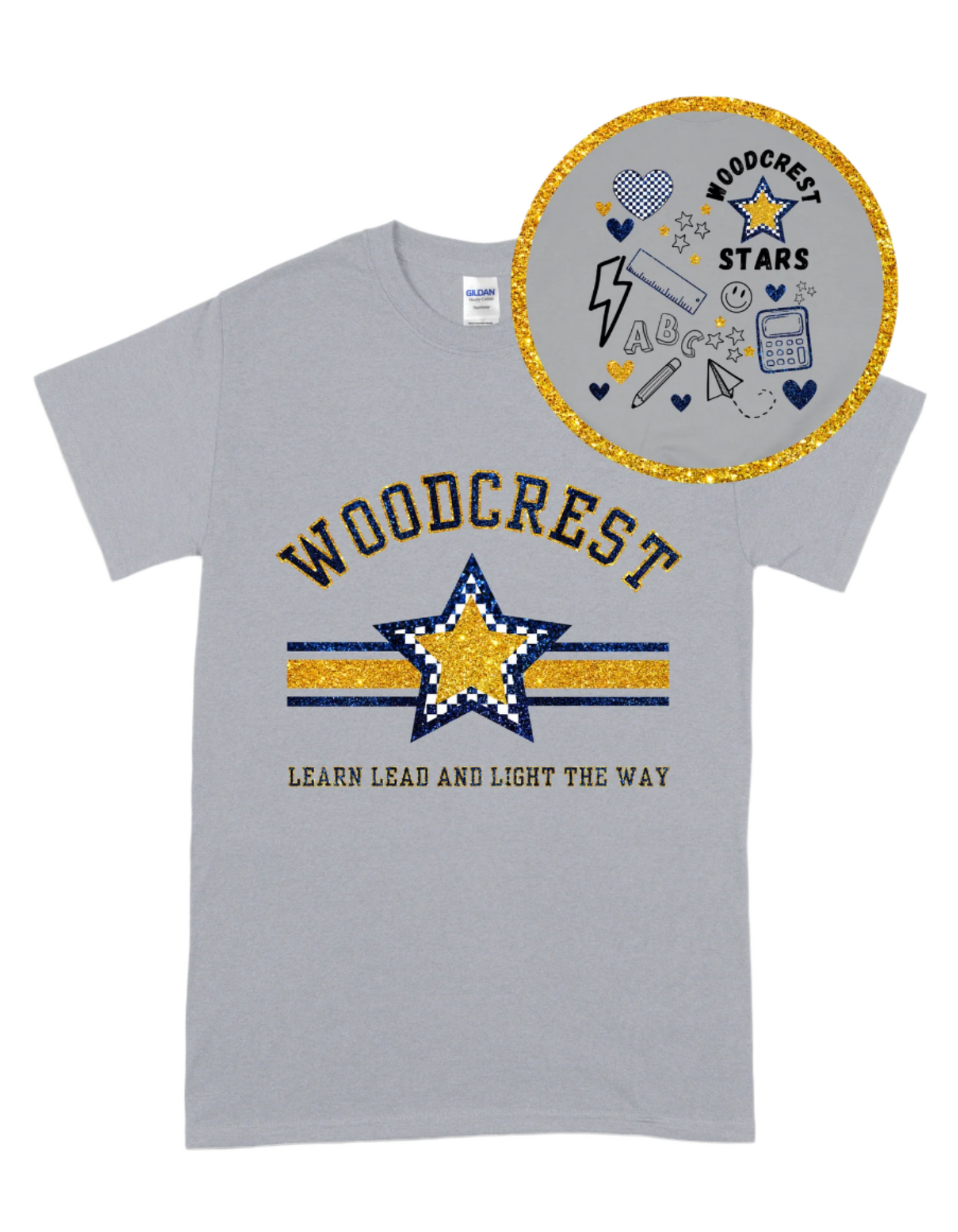 Woodcrest Elementary School Doodle Tee