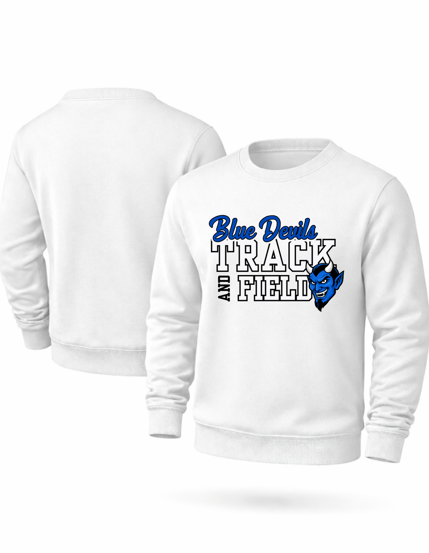 NH Blue Devils Block Sweatshirt