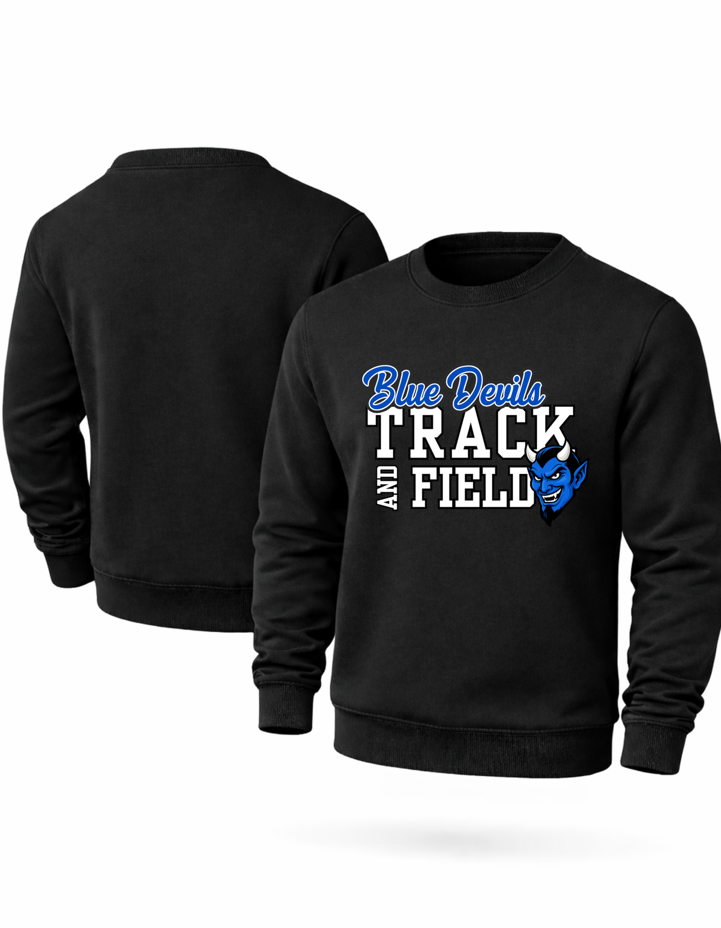 NH Blue Devils Block Sweatshirt