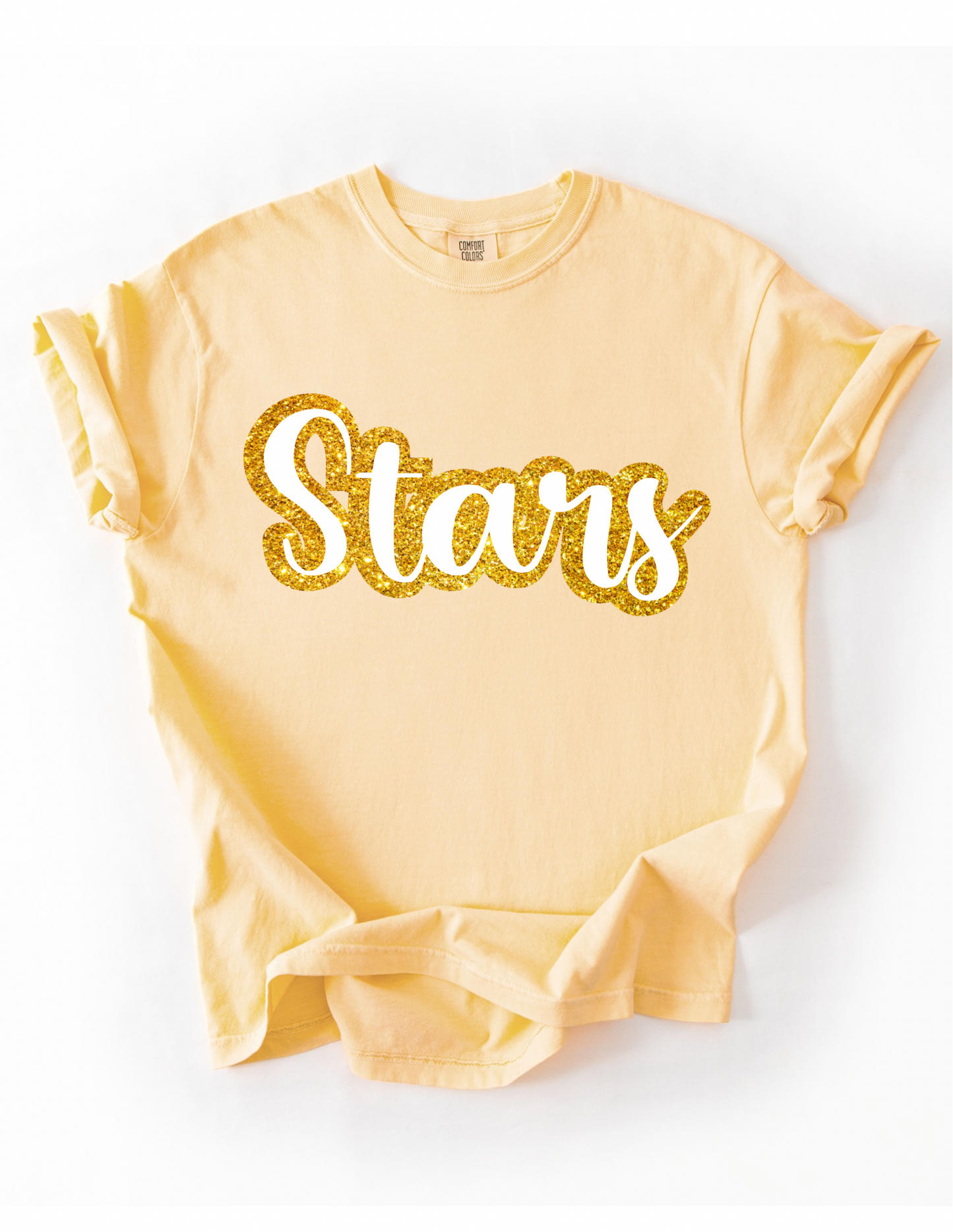 Stars Glitter Teacher Tee